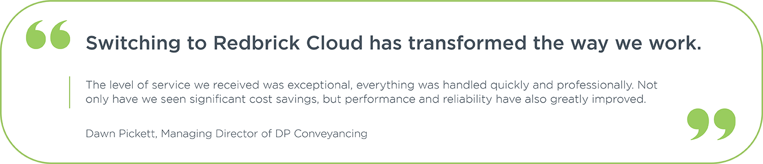 Switching to Redbrick Cloud has transformed the way we work RB case study - Redbrick Solutions Switching to redbrick cloud has transformed the way we work rb case study