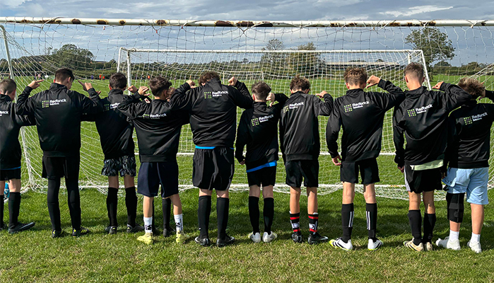 Supporting a youth football team 1